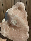 Pink Apophyllite Crystal with Eye Formation — Natural Raw Mineral Specimen, 1 1b 2.5 oz