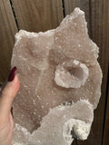 Pink Apophyllite Cluster — Large Raw Crystal Specimen, Natural Heart Chakra Stone 2.1 lbs