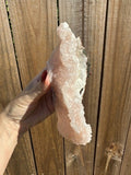 Pink Apophyllite Crystal with Eye Formation — Natural Raw Mineral Specimen, 1 1b 2.5 oz