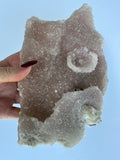 Pink Apophyllite Cluster — Large Raw Crystal Specimen, Natural Heart Chakra Stone 2.1 lbs