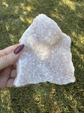Pink Apophyllite Cluster — Small Natural Raw Crystal Specimen, Heart Chakra Stone, 292 g