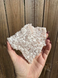 Pink Apophyllite Cluster — Small Natural Raw Crystal Specimen, Heart Chakra Stone, 292 g