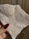 Pink Apophyllite Cluster — Small Natural Raw Crystal Specimen, Heart Chakra Stone, 292 g