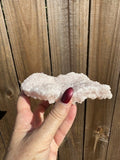 Pink Apophyllite Cluster — Small Natural Raw Crystal Specimen, Heart Chakra Stone, 292 g