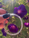 labradorite 4 mm bead stretch bracelet - stackable 1