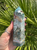 Ocean Jasper Tower Point Pillar Obelisk 11-4