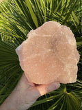 Pink Apophyllite Crystal— Natural Raw Specimen, Heart Chakra Stone, 1 lb 3.6 oz