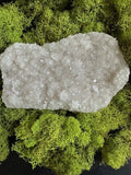 Pale Pink Apophyllite Slab — Flat Natural Raw Crystal Specimen, Heart Chakra Stone, 327 g
