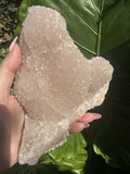 Pink Apophyllite Specimen — Natural Raw Crystal Cluster, Heart Chakra Stone, 1.6 lbs
