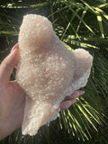 Pink Apophyllite Specimen — Natural Raw Crystal Cluster, Heart Chakra Stone, 1.6 lbs