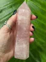 Rose quartz tower pillar