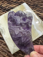 amethyst gua sha