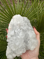 clear apophyllite crystal