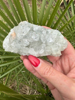 clear apophyllite crystal