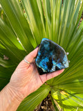 labradorite freeform blue flash