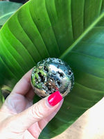 pyrite crystal sphere