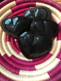 rainbow obsidian crystal heart