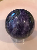 Charoite.crystal.sphere