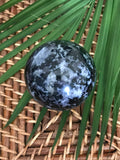 indigo gabbro crystal sphere