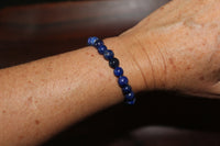 Lapis Lazuli Crystal Stretch Bracelet
