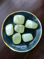green calcite tumble