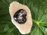 rhodonite crystal heart