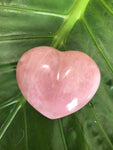 rose quartz crystal heart