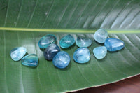 blue fluorite crystal tumble