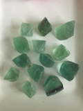 green fluorite raw specimen