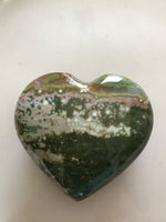 Ocean Jasper Crystal Heart